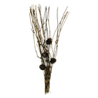 Buquê De Galhos Secos Com Pinhas Naturais 35cm | Natal Formos